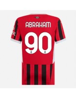 Ženske Nogometnih dresov AC Milan Tammy Abraham #90 Domači 2024-25 Kratki rokavi